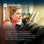 Audífonos Motorola Earbuds 2-s 2022 Manos Libres Jack 3.5