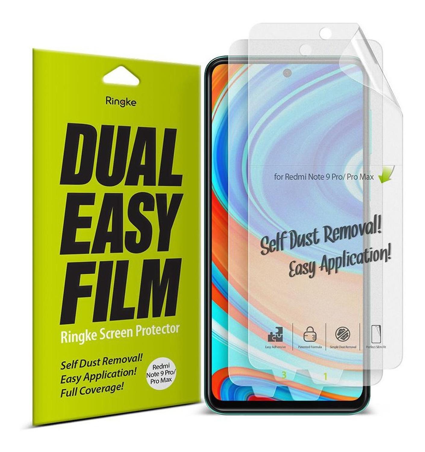 Mica Redmi Note 9 Pro Max/ 9 Pro Dual Easy 2 Pack Ringke