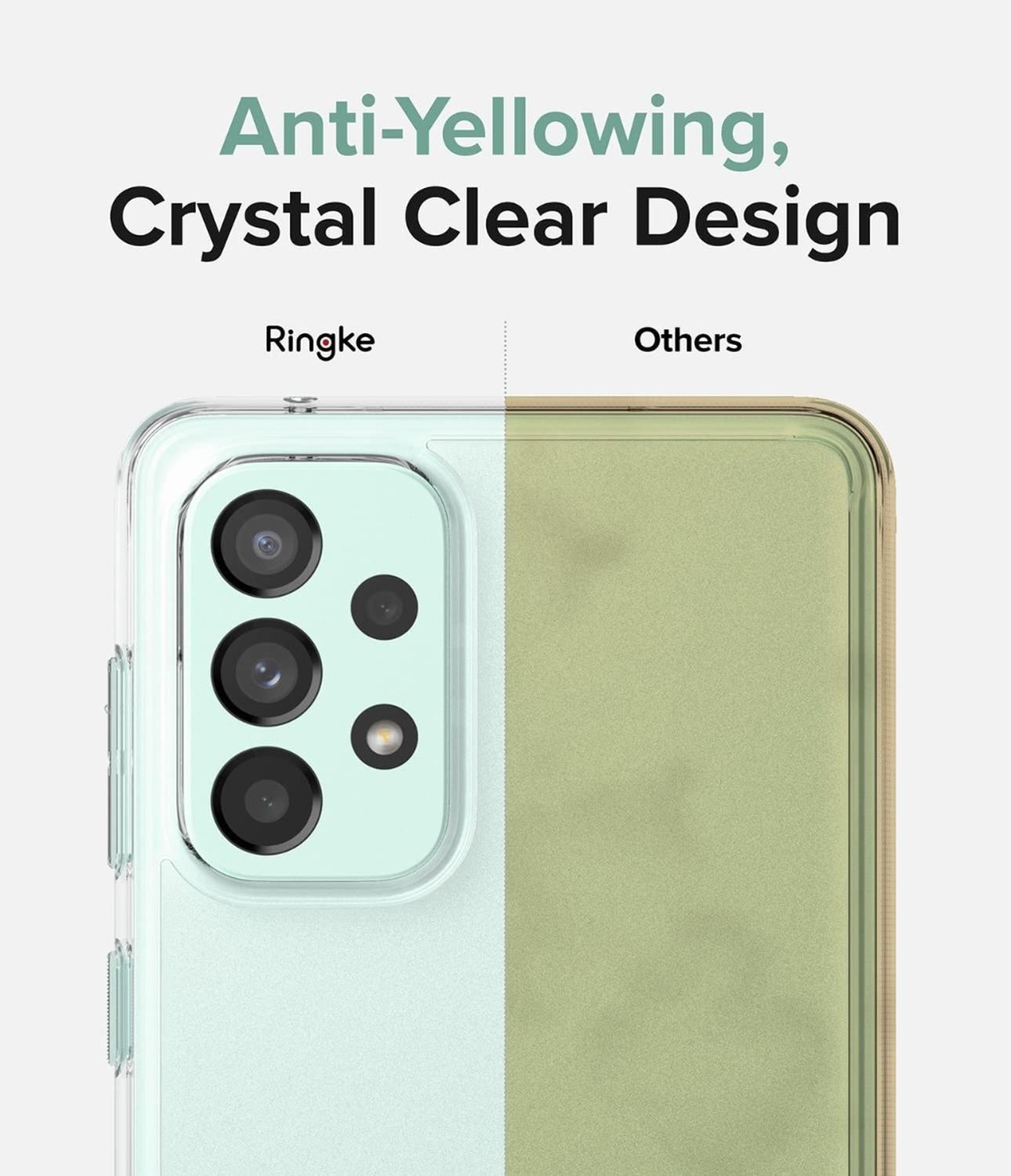 Funda A73 5g Galaxy Ringke Fusion Matte Anti Huellas Ligera